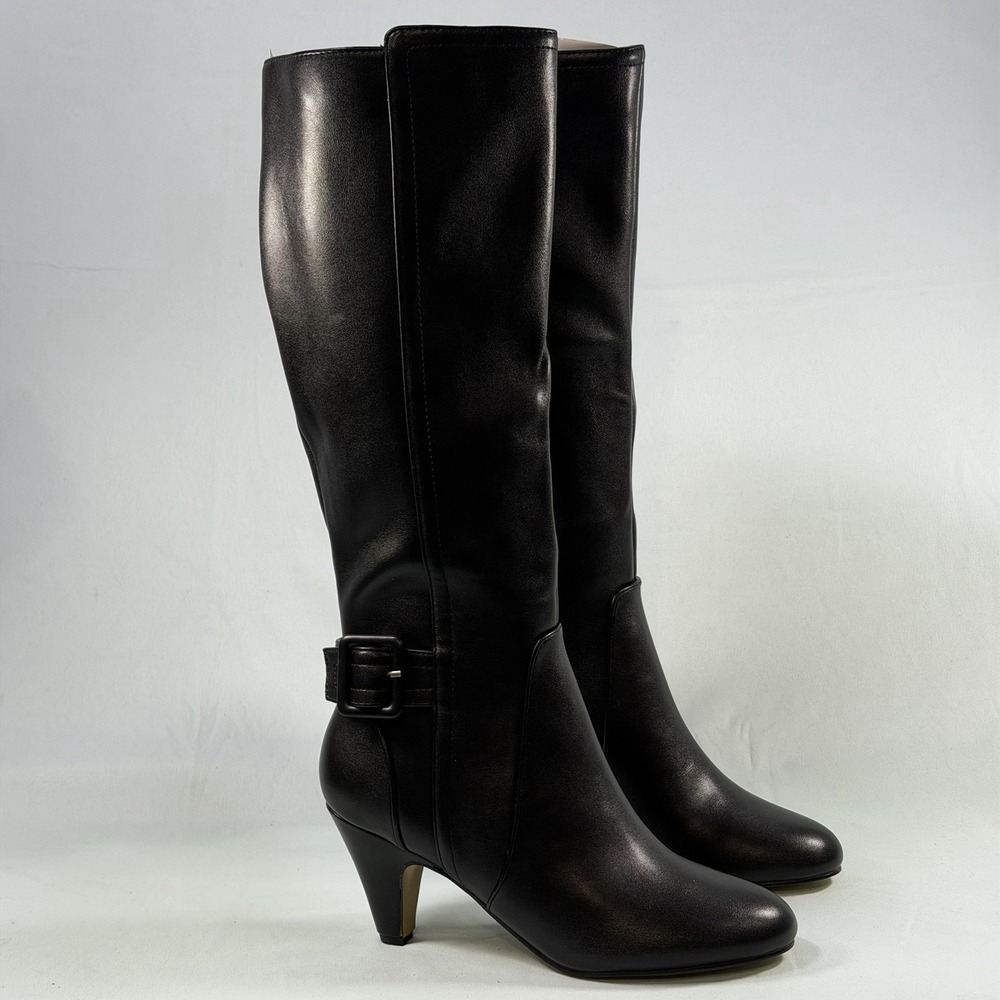 Bella Vita Size-8M Womens Troy II Riding Boot Black